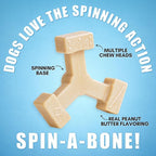 Bullibone Nylon Dog Chew Toy Spin-a-Bone - Image 3