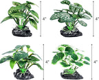 8PCS Betta Fish Tank Decorations Aquarium Decorations Artificial Plastic Plants - Image 2