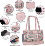 Dog Carrier, Cat Carrier, Pet Carrier, Foldable Waterproof Premium PU Leather - Image 3