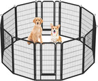 Yaheetech Dog Playpen Outdoor, 47 inch 12 Panels Dog Pen Indoor Heavy Duty by Yaheetech