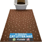 Drymate Cat Litter Box Mat, Litter Trapping Mat, Waterproof, Urine-Proof by Drymate
