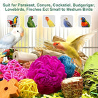 Natural Bird Toy Foraging Parrot Shredding Toys Box Conure Chewing Toys - Image 6