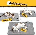Cat Scratcher Mat, Natural Sisal Cat Scratch Pad, Horizontal Floor Cat - Image 4