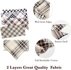 Fall 5PCS Dog Bandanas with Button - Image 3