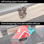 Airline Approved Pet Carrier for Cats and Small Dogs, Breathable and - Image 5