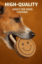 Natural Jute Dog Chew Toy – Smiley Shape, Tough & Durable Puppy Teething Toy - Image 5