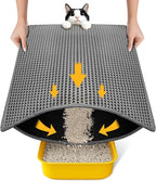 Cat Litter Mat, Upgrade Super Waterproof Back Layer Litter Box Mat, Non Slip by Conlun