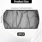 2PCS Bird Cage Cover, Bird Cage Seed Catcher, Birdcage Cover Skirt, Airy Nylon - Image 2