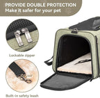 Petsfit Expandable Rabbit Carrier Small Cat Carrier Airline Approved - Image 5