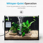 NICREW Nano Silent Aquarium Air Pump Black, Aquarium Aerator - Image 2