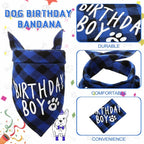 Weewooday Dog Birthday Party Supplies Birthday Boy Girl Cake Bandana Triangle - Image 6