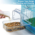 Bird Bath for Cage, Upgraded Bird Bath Box for Cage Accessory Small Birds - Image 4