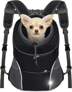 YUDODO Dog Front Carrier Backpack, Adjustable Breathable Pet Carrier by YUDODO