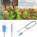 Extra Long Aquarium Aquascaping Tools Kit 8 in 1, Liveek Stainless Steel - Image 6