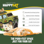 HappyCat Safari Truck Cat Scratcher House - Image 5