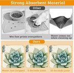 Dog Bowl Mat, Cactus Pet Feeding Mat - Image 3