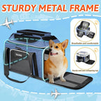 Petskd Top-Expandable Pet Carrier 18x13x9.5 Inches Southwest Airline Approved - Image 6