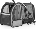 Petsfit Dog Backpack Carrier, Cat Backpacks Expandable by Petsfit