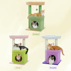 PEQULTI Cat Tree Flower Cat Tower - Image 4