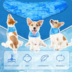 Talltalk 5 Pieces Dog Cooling Bandanas Neck Wraps Ice Scarf Pet Dog Cooling - Image 3