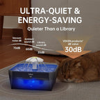 Veken Award-Winning Small Pet-Friendly Cat Water Fountain - Image 5