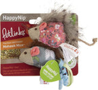 Petlinks HappyNip Mohawk Mice Cat Toys, Contains Silvervine & Catnip - Image 5