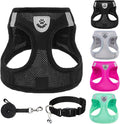 PUPTECK Adjustable Dog Harness Collar and Leash Set Step in No Pull Pet Harness by PUPTECK