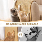 Carpet Cat Scratching Mat Sisal, 2 Packs Sisal Fabric Large 23.6" x 15.7" - Image 5