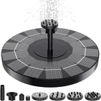 2.5W Solar Bird Bath Fountain Pump, Solar Fountains, Solar Powered Water by Unknown