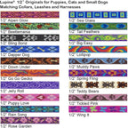 LupinePet Originals 1/2" Rose Garden Cat Safety Collar - Image 2