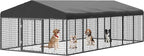Large Outdoor Dog Enclosure, Heavy Duty Dog Cage by Petony