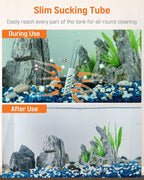 Pawfly 10 Gallon Aquarium Vacuum Gravel Cleaner, Manual Water Changer Siphon - Image 6