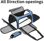 Soft-Sided Cat/Dog/Pet Carrier, Collapsible Pets Travel Carriers - Image 2