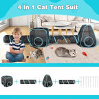 9.45FT Outdoor Cat Enclosures Portable Cat Playhouse, Pop Up Cats Tent - Image 2