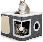 Shikha Cat Beds for Indoor Cats, Large Cat Cave by Shikha