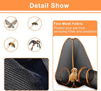 7 in 1 Outdoor Cat Enclosure, Foldable Pop-Up Mesh Playpen Tunnel - Image 7