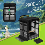 Suertree Bird Carrier Travel Cage, Cockatoo Carrier, Parrot Travel Backpack - Image 2