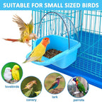 Bird Bath Box Hanging Birdbath Toy Parakeet Caged Bathing Tubs Parrot Bath Tub - Image 4
