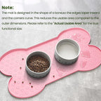 Dog Food Mat Anti-Slip Silicone Dog Bowl Mat Thicker Pet Placemat Waterproof - Image 4