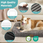Cute Dog Bed for Small Dogs, Faux Rabbit Fur Orthopedic Foam Dog Bed - Image 4