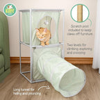 Kitty City Cozy Cube Retreat Cat Tower - Image 2