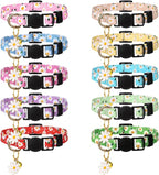 10 Pack Breakaway Cat Collars by Guiqulai