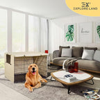 Explore Land 30 inches Dog Crate Cover Heavy Duty Polyester Pet Kennel Sunshade - Image 5