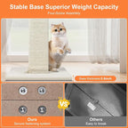 Cat Scratching Post 33 Inch Nature Sisal Cat Scratch Post - Image 5