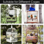 Bird Cage Seed Catcher, Universal Adjustable Birds Cages Cover Net Liner - Image 5
