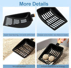 Cat Litter Scoop, Metal Litter Scoop, Heavy Duty Metal Cat Scooper - Image 5