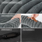 Cute Dog Bed for Medium Dogs, Orthopedic Rectangle Dog Bed - Image 7