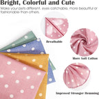 4PCS Spring Dog Bandanas Cat Birthday Cute Soft Cotton Puppy Scarfs Washable - Image 5