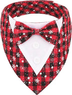 ADOGGYGO Christmas Dog Tuxedo Bandana by ADOGGYGO