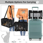 Soft Sided Cat/Dog Carrier, Collapsible Pets Travel Carriers - Image 3